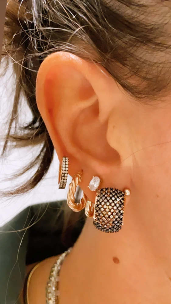 Orecchini cerchio Ba - immagine 4